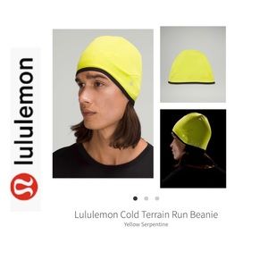 Lululemon Cold Terrain Yellow/Black Winter Hat